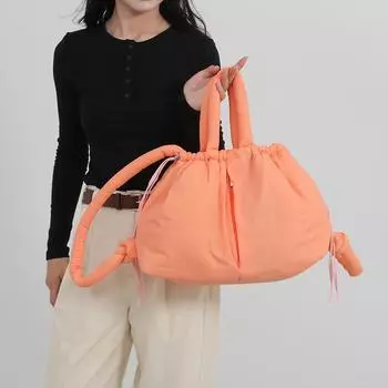 Женская хлопковая сумка через плечо, простая сумка-тоут, большой вместительный рюкзак, модная одежда, иностранный стиль, ниша