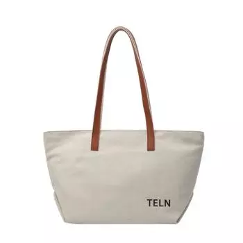 Женская холщовая сумка 2024 года, новая модель, популярная в этом году, вместительная сумка-тоут, универсальная, Ruiying ins, пропуск на плечо чёрный