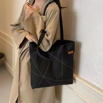 Женская холщовая сумка, большая вместимость, сумка через плечо хаки