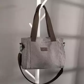 Женская холщовая сумка большой вместимости повседневная сумка через плечо для женщин женские сумки-тоут новая мода