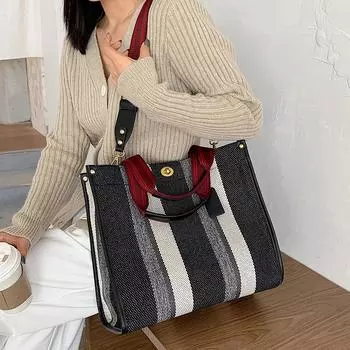 Женская холщовая сумка, модная сумка через плечо для женщин, высокое качество