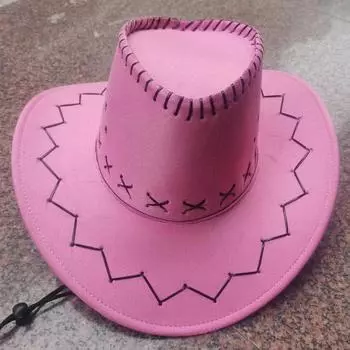 Женская и мужская ковбойская шляпа в стиле вестерн, замшевые ковбойские шляпы, нарядные ковбойские шляпы в стиле вестерн, головной убор для вечеринки, унисекс-кепка