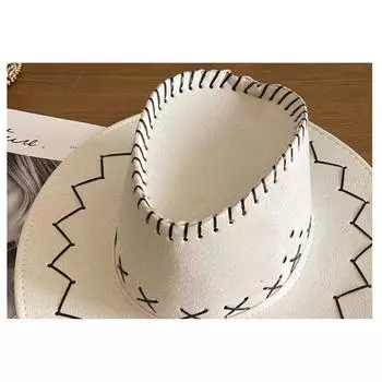 Женская и мужская ковбойская шляпа в стиле вестерн, замшевые ковбойские шляпы, нарядные ковбойские шляпы в стиле вестерн, головной убор для вечеринки, унисекс-кепка