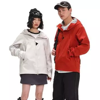 Женская и мужская куртка Softshell с капюшоном, водонепроницаемая ветровка, легкая куртка-дождевик для походов на открытом воздухе S красный