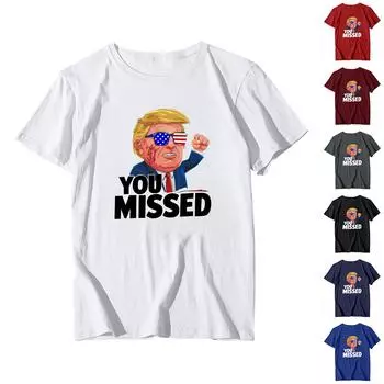 Женская и мужская свободная повседневная футболка с круглым вырезом и коротким рукавом с принтом L белый