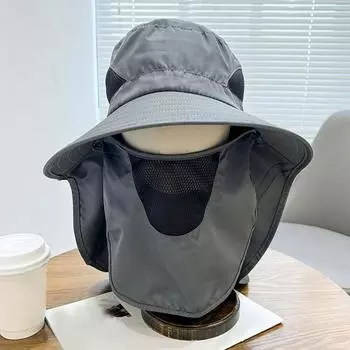 Женская и мужская уличная шапка для шеи, защитная, полная защита, мягкая, профессиональная, солнцезащитная, уличная шапка, шарф для взрослых темно-синий