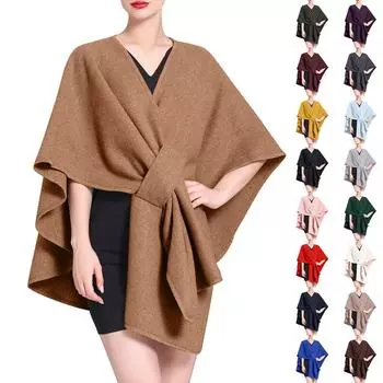 Женская и зимняя модная шаль высокого класса One Size фиолетовый