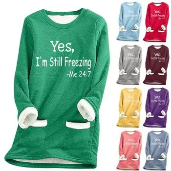 Женская и зимняя рубашка большого размера, свободная, утолщенная, из овечьей шерсти, теплая и облегающая, с карманом M красный