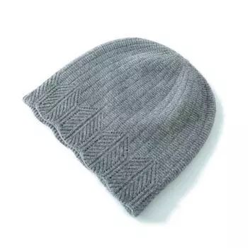 Женская кашемировая шапка Qinghe кашемир 30% кашемир 70% шерсть Женский осенне-зимний кашемировый платок мягкий и теплый бежевый