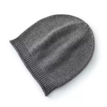 Женская кашемировая шапка Qinghe кашемир 30% кашемир 70% шерсть Женский осенне-зимний кашемировый платок мягкий и теплый бежевый