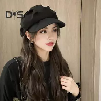 Женская кепка газетчика, регулируемый козырек, берет, шляпа на все времена, дышащая, остроконечная шляпа, женская, для девочек, винтажная, повседневная, шляпа газетчика, таксиста бежевый