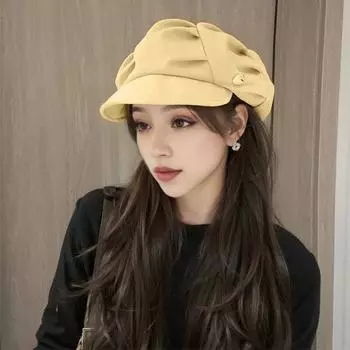 Женская кепка Newsboy с регулируемым козырьком, берет, дышащая шляпа с козырьком на все времена