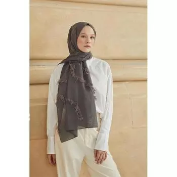 Женская кисточка Подробная шаль Фуля копченая