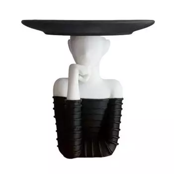 Женская ключница с подносом Черно-белая Прихожая Ключница Современная Тарелка для украшений Декоративная Тарелочка для мелочей для колец, серег, браслетов, часов, ключей