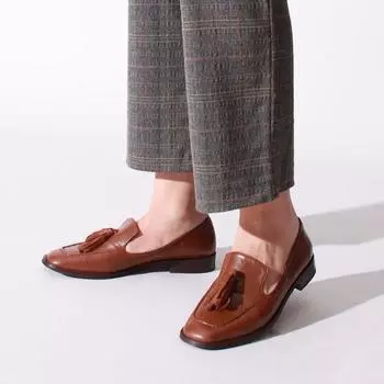 Женская коричневая обувь из натуральной кожи Классическая обувь