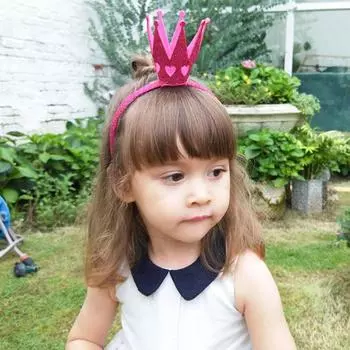Женская корона-повязка на голову, сверкающий дизайн, обруч для волос принцессы и королевы, легкая повязка для волос для костюма на день рождения золотистый