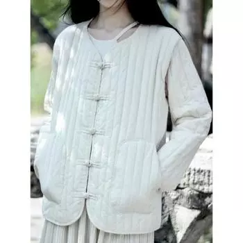 Женская короткая куртка в этнографическом стиле на весну и осень, тонкая повседневная куртка на молнии, теплая повседневная куртка XXL