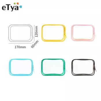 Женская косметичка, летняя прозрачная сумка из ПВХ для макияжа, дорожная сумка на молнии, косметический органайзер, косметичка, прозрачный чехол для мытья девочек серый