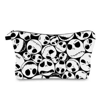 Женская косметичка с принтом лица, туалетные принадлежности, органайзер для хранения в путешествиях