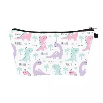 Женская косметичка с принтом, туалетные принадлежности, органайзер для путешествий, чехол для хранения