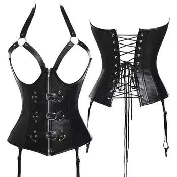 Женская кожаная готическая клубная одежда из ПВХ, латексный кожаный женский костюм S-XXL XXXXXXL