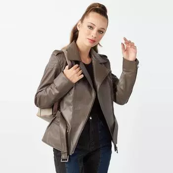 Женская кожаная куртка Clara из натуральной норки