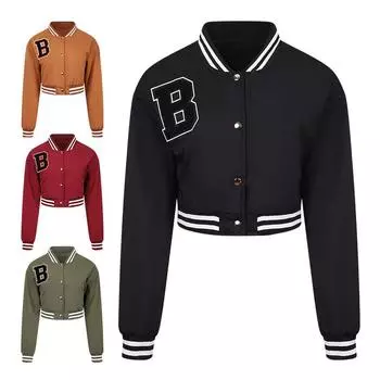 Женская кожаная куртка. Приталенная куртка. Тонкая куртка весна-осень. Женская мотоциклетная куртка. Бейсбольная кожаная куртка с высокой талией XXL чёрный