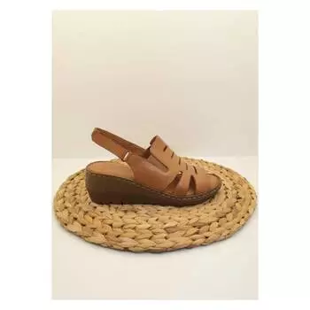 Женская кожаная обувь Новые летние удобные дышащие повседневные качественные стильные легкие сандалии