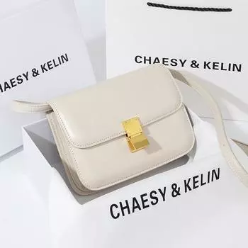 Женская кожаная сумка через плечо, маленькая квадратная сумка с клапаном, сумка-мессенджер, модная сумка через плечо, кошелек, однотонная сумка с верхом, Bolsa