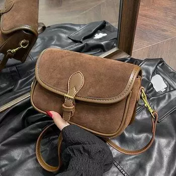 Женская кожаная сумка через плечо с полумесяцем подмышек Messenger Bag