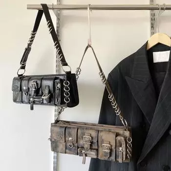 Женская кожаная сумка-полумесяц, сумка через плечо с лопатой, роскошные дизайнерские сумки под мышкой в стиле хобо, винтаж