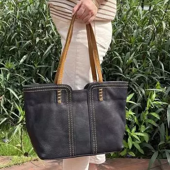 Женская кожаная сумка-тоут 16 дюймов, большая вместимость, ручная женская сумка для поездок на работу, универсальный портфель, сумка через плечо коричневый