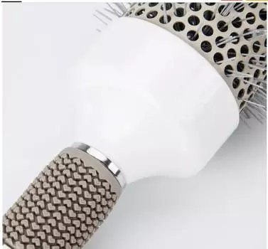 Женская круглая расческа для вьющихся волос, салонная расческа для укладки волос, влажная и сухая, двойного назначения, парикмахерские расчески, профессиональные бигуди, инструменты