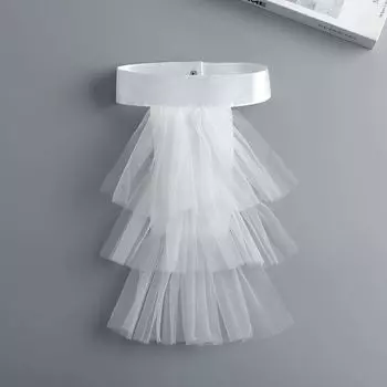 Женская кружевная рубашка с завязками, поддельный воротник, женская рубашка со съемными лацканами для взрослых, поддельный воротник, шаль, поддельные съемные воротники