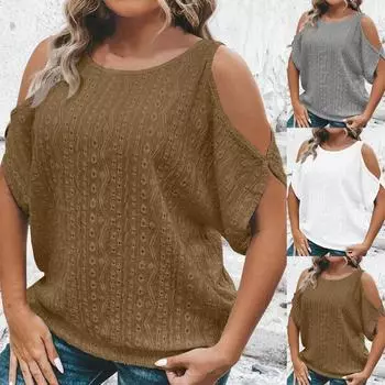 Женская кружевная сексуальная французская блузка на подтяжках с одним вырезом L кофейный