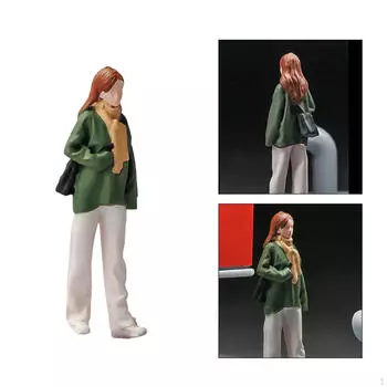 Женская кукла модель 1/64 фигурка ролевые игры игрушка украшение смола на день рождения