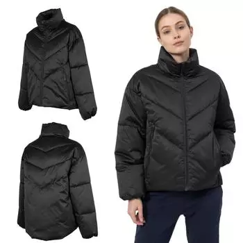 Женская куртка 4F Черная H4Z22 KUDP019 S S зелёный