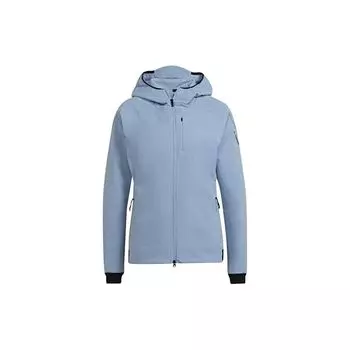 Женская куртка Adidas Solid Color Pocket Detail Hooded Jacket Sky-Blue GQ4255 XS