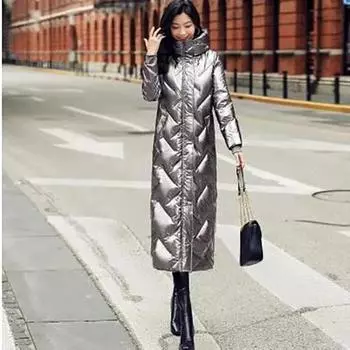 Женская куртка большого размера для осени и зимы, удлиненная, с толстым флисом и приталенным кроем, с капюшоном, для тепла и тепла 4XL