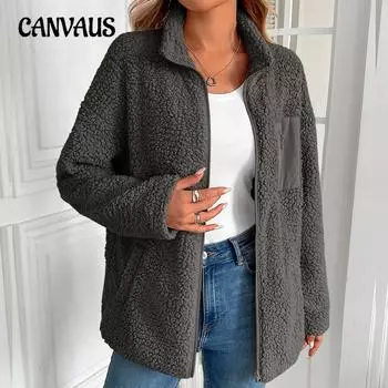 Женская куртка большого размера осень-зима, свободная куртка для отдыха с плетением S розовый