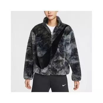 Женская куртка из искусственного меха Nike Hq4871 010 blacks/80