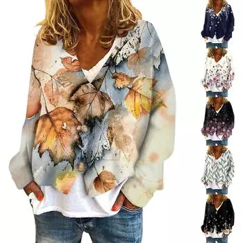 Женская куртка, модная, повседневная, с рождественским принтом, с длинным рукавом, пальто L чёрный