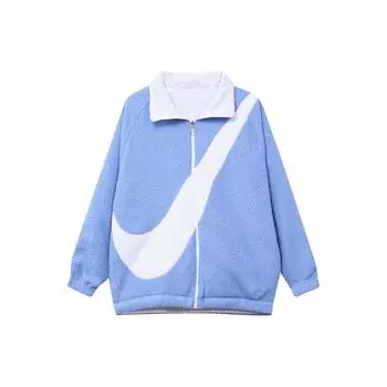 Женская куртка Nike Reversible Big Logo Sherpa Jacket Blue DC5138-414 S