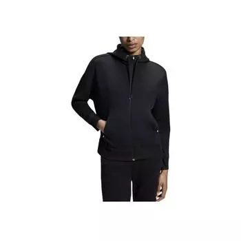 Женская куртка с капюшоном на молнии свободного кроя, черная 1WE11800553 S