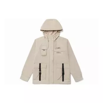 Женская куртка с капюшоном Vans Utility с несколькими карманами, овсяная VN0A7PZU2N1 M