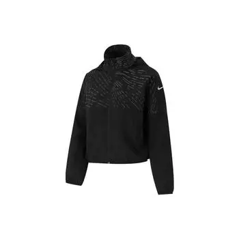 Женская куртка с воротником-стойкой и логотипом Nike Spliced Design, черная DD6463-010 M