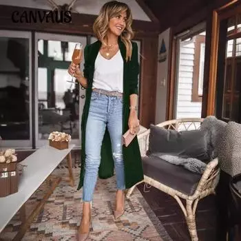 Женская куртка свободного покроя из золотистого бархата и эластичного кроя на осень и зиму S красный