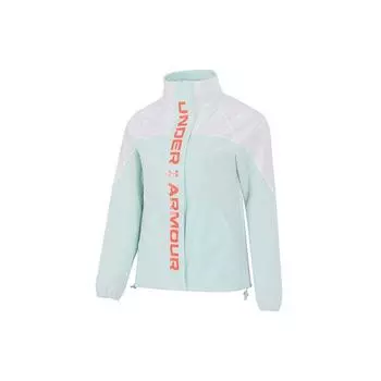 Женская куртка Under Armour Recover Woven CB с логотипом, зеленая 1360569-100 S