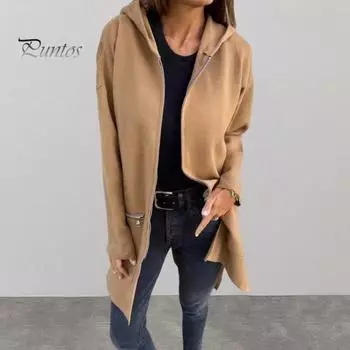 Женская куртка ветровка с капюшоном, затягивающимся шнурком, карманами на молнии, однотонная, на молнии, с длинными рукавами, для велоспорта, пешего туризма, тренировок, весны и осени XL розы красного