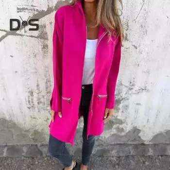 Женская куртка ветровка с капюшоном, затягивающимся шнурком, карманами на молнии, однотонная, на молнии, с длинными рукавами, для велоспорта, пешего туризма, тренировок, весны и осени XL чёрный